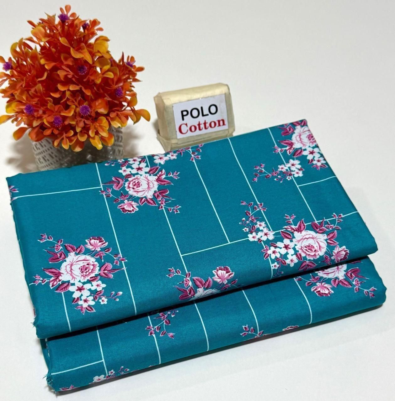 COTTON 2PC UNSTITCHED